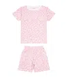 Kissy Kissy Pima Cotton Printed Pyjamas In Pink