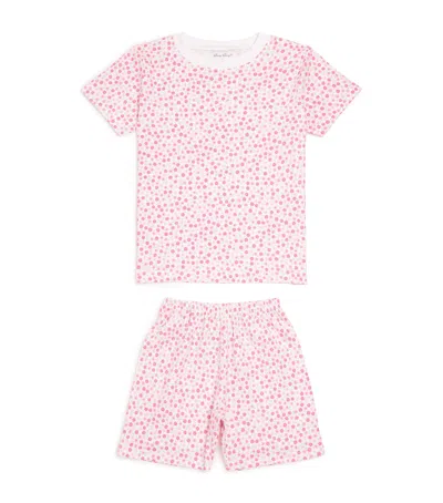 Kissy Kissy Kids' Pima Cotton Printed Pyjamas In Pink
