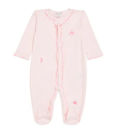 Kissy Kissy Kids' Pima Cotton Ready To Dance All-in-one In Pink