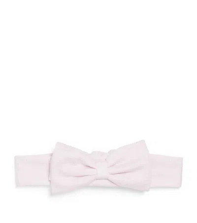 Kissy Kissy Kids' Pima Cotton Ready To Dance Headband In Pink