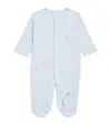 Kissy Kissy Pima Cotton Safari All-in-one In Blue