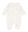 Kissy Kissy Pima Cotton Sophie La Girafe All-in-one In Ivory