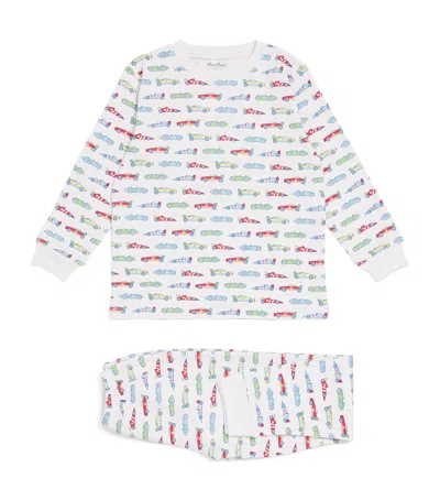 Kissy Kissy Kids' Pima Cotton Speedway Pyjamas In Multi