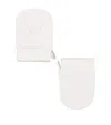 Kissy Kissy Pima Cotton Teddy Bear Time Mittens In White