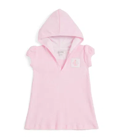 Kissy Kissy Kids' Pima Cotton Terry Towelling Dress In Pink