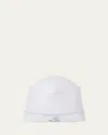 Kissy Kissy Premier Baby Bunny Patch Hat In White/lt Blue