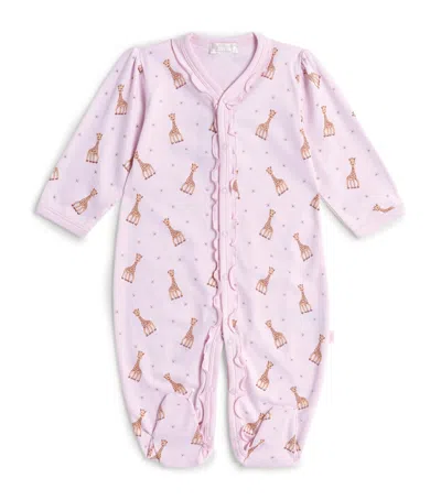 Kissy Kissy Kids' Sophie La Giraffe Print All-in-one In Pink
