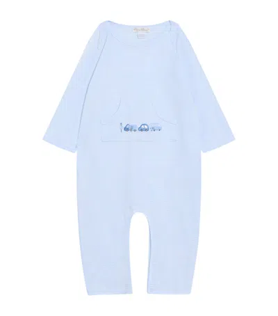 Kissy Kissy Kids' Stop And Go Traffic Playsuit In Blue