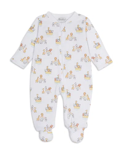Kissy Kissy Unisex Zip Footie - Baby In White