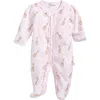 Kissy Kissy X Sophie La Girafe Print Footie In Pink