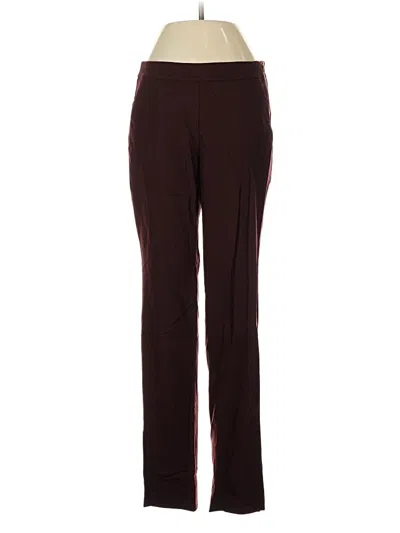 Pre-owned Kit And Ace Active Pants In Burgundy