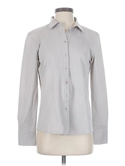 Pre-owned Kit And Ace Long Sleeve Button Down Shirt In Gray