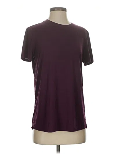 Pre-owned Kit And Ace Short Sleeve T-shirt In Burgundy