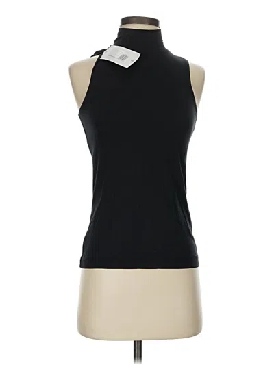 Kit And Ace Sleeveless Top Black Halter Neckline Tops