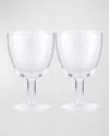 Kit Kemp For Spode Flow Goblets, Set Of 2 In Transparent