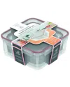 Kitchen Theory 5pc Square Nested Container Set In Transparent