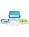 Kitchen Theory 7pc Rectangular Nested Container Set In Blue