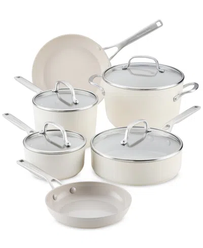 Kitchenaid 10- Pc. Hard-anodized Ceramic Induction Cookware Set