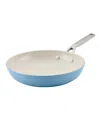 Kitchenaid Hard Anodized Ceramic Nonstick 10" Fry Pan In Blue Velvet