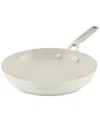 Kitchenaid 10" Ceramic Nonstick Frypan In Porcelain White