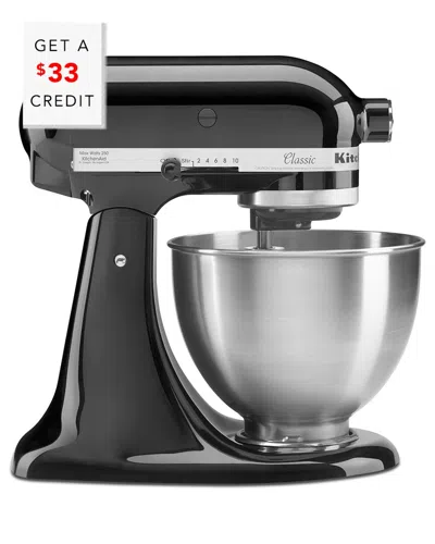 Kitchenaid 10-speed Tilt-head Stand Mixer With $33 Credit In Black