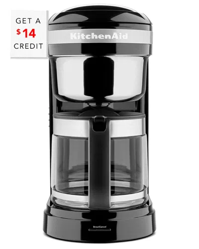 Kitchenaid 12-cup Drip Coffee Maker With $14 Credit In Black