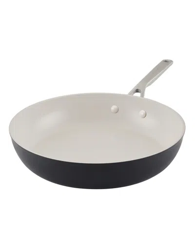 Kitchenaid Hard Anodized Ceramic Nonstick 12.25" Frying Pan In Black Matte