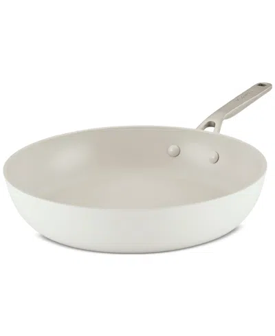 Kitchenaid 12.25" Ceramic Nonstick Frypan In Porcelain White