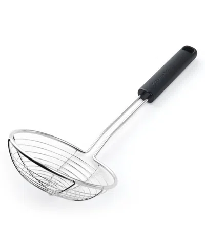 Kitchenaid 14" Wide-opening Wire Strainer In Black