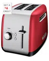 Kitchenaid 2-slice Toaster With Illuminated Button$6 Credit With $6 Credit