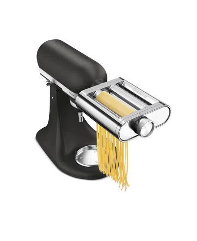 Kitchenaid 3-in-1 Metal Pasta Attachment In Black