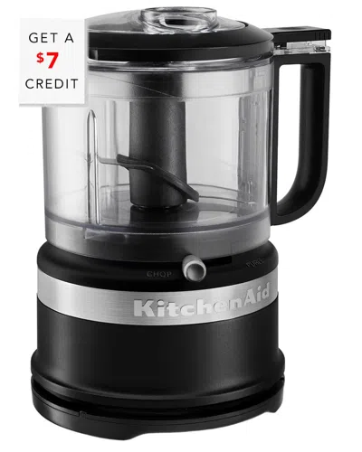 Kitchenaid 3.5-cup Black Food Chopper & Processor With $7 Credit