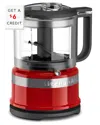 Kitchenaid 3.5-cup Mini Food Processor With $6 Credit In Red