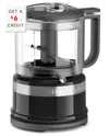 Kitchenaid 3.5-cup Mini Food Processor With $6 Credit In Black