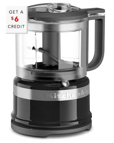 Kitchenaid 3.5-cup Mini Food Processor With $6 Credit In Black