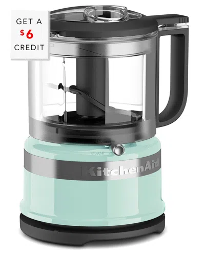 Kitchenaid 3.5-cup Mini Food Processor With $6 Credit In Blue