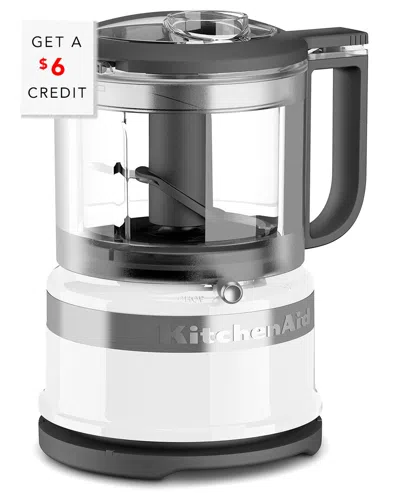 Kitchenaid 3.5-cup Mini Food Processor With $6 Credit In White
