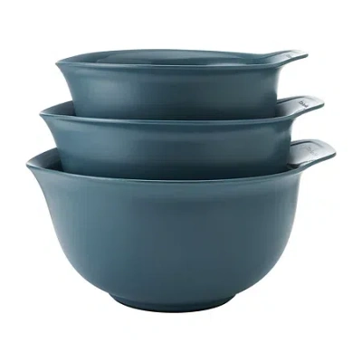 Kitchenaid 3-pc. Mixing Bowl Set In Blue