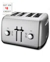 Kitchenaid 4-slice Toaster With Illuminated Buttons$8 Credit With $8 Credit