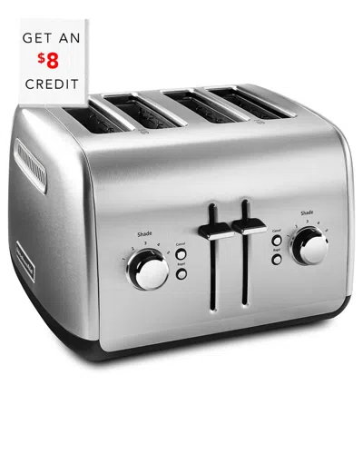 Kitchenaid 4-slice Toaster With Manual High-lift Lever$8 Credit With $8 Credit