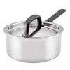 Kitchenaid 5 Ply Stainless Steel 1.5 Qt Saucepan And Lid In Metallic