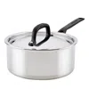Kitchenaid 5 Ply Stainless Steel 3 Qt Saucepan And Lid In Metallic
