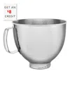 KITCHENAID KITCHENAID 5 QT. COLORFAST FINISH HAMMERED STAINLESS STEEL BOWL WITH $8 CREDIT