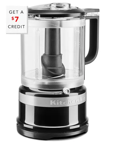 Kitchenaid 5-cup Food Chopper With Whisk Accessor With $7 Credit In Black