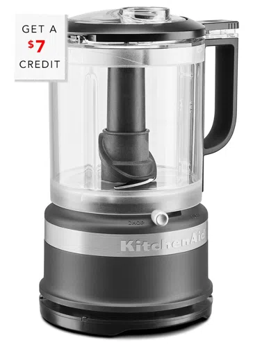 Kitchenaid 5-cup Food Chopper With Whisk Accessor With $7 Credit In Black
