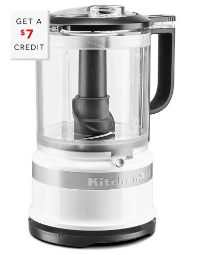 Kitchenaid 5-cup Food Chopper With Whisk Accessor With $7 Credit In White
