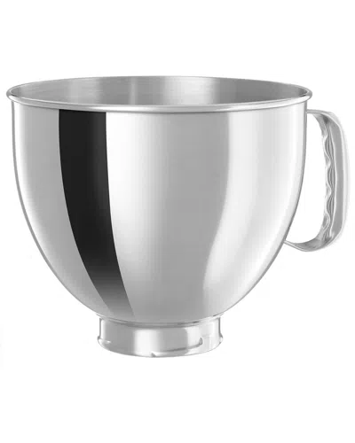 Kitchenaid 5qt Stainless Steel Bowl With Handle In Silver