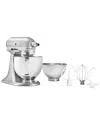 Kitchenaid 5qt Stand Mixer With Additional 3qt Bowl In Milkshake