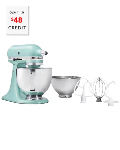 Kitchenaid 5qt Stand Mixer With Additional 3qt Bowl With $48 Credit In Blue