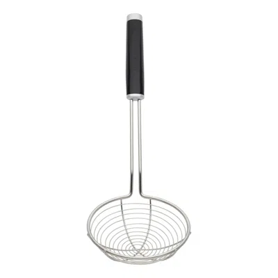 Kitchenaid 6009330 Black Abs Plastic & Stainless Steel Asian Strainer In Metallic